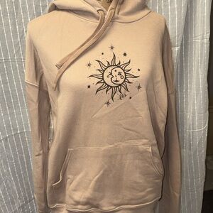 Fleo Beige Sun Graphic Sweater